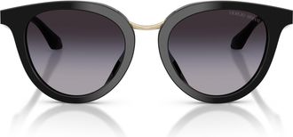 Giorgio Armani Black 0ar8252u Gradient Cat-Eye Sunglasses
