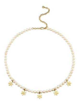 Sydney Evan Collana Daisy in oro giallo 14 carati con diamanti