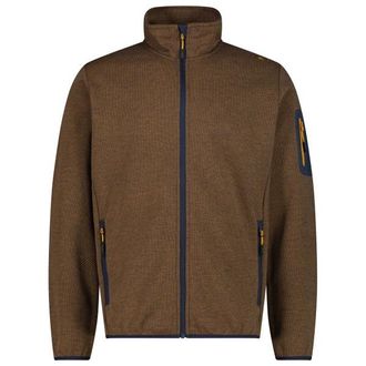 F.lli Campagnolo Jacquard Knitted Jacket Fleecejacke f&uuml;r Herren | braun