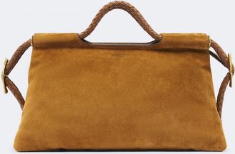Isabel Marant Pipa Medium suede top-handle bag