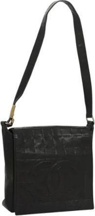 Chanel Pre-owned Leather chanel-bags - Dames - Vintage Schoudertas - Zwart - ONE Size - Vintage
