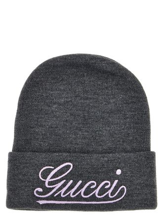 Gucci Logo Embroidery Beanie