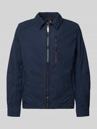 Tom Tailor Regular Fit Hemdjacke aus reiner Baumwolle in Marine, Gr&ouml;&szlig;e XXXL