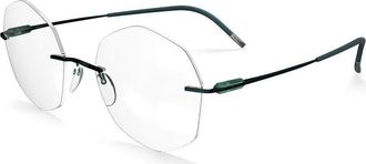Silhouette 5561/Lh Geometric Rimless Titanium Sunglasses
