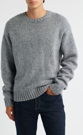 Frame Denim Sailor Merino Wool Blend Sweater in Grey Melange at Nordstrom Rack, Size Small
