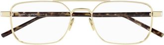 Saint Laurent Eyewear Sl 780002-gold-crystal-transparent