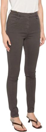 Marella Slim-fit Broeken - Dames - Slim Fit Broeken - Bruin - M - Nylon - Broeken