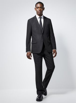 Le 31 Mens Stretch piqu&eacute; suit Berlin fit - Regular