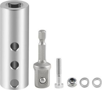 OEM Adaptador De Taladro Para Manivela De Remolque De Acero Inoxidable Mejorado Para Eje De Transmisi&oacute;n De 1 Con Llave De Vaso De 1/2