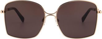 Karen Millen M702440157 Womens Sunglasses - Red Metal - One Size