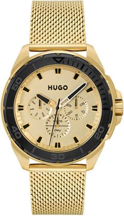 HUGO BOSS Accessoires, Heren, Geel, ONE Size, Fresh Chronograph Horloge