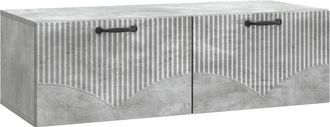 vidaXL Mueble Para Tv De Pared Gris Hormig&oacute;n 98 X 41 X 30 Cm Vidaxl