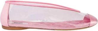 Moschino PVC Ballerinas - Dames - Ballerinas - Roze - 39 EU - Leer - Schoenen