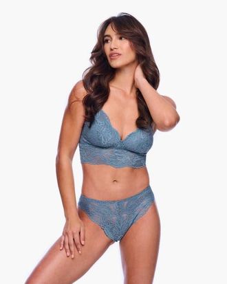 Cosabella Jhansi High Leg Bikini in Lago at Nordstrom, Size X-Large