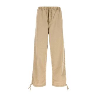 Ferragamo Wide Trousers, male, Beige, Size: M Wide Trousers