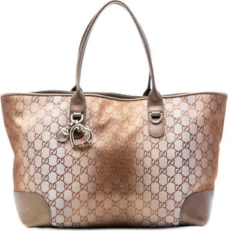 Gucci Pre-owned Gucci GG Lurex Heart Bit Tote Ladies LQSRDKRH3B519WV7