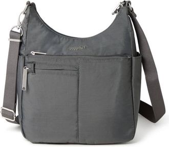 Baggallini Womens Securtex Anti-Theft Free Time Crossbody Bag