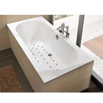 Villeroy & Boch Sistema De Hidromasaje, Oberon, Bath, Ubq180obe2v, Rectangular, Quaryl, 1800 X 800 Mm, Blanco, Airpool Comfort (ac)