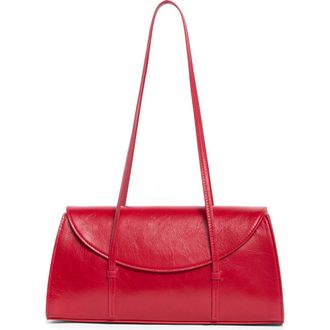 Reformation Elena Leather Shoulder Bag in Poppy Leather at Nordstrom