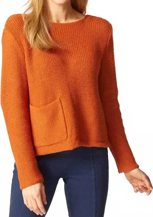 Habitat Fireside Pullover Sweater In Paprika
