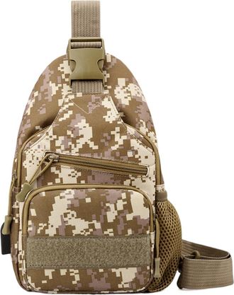 Generic Small Sling Bag - Men Chest Bag, Wear-Resistant Single Shoulder Tote | Practical Portable Sports Pouch Messenger Pack For Women Hiking Camping Jogging