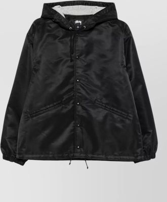 St&uuml;ssy nylon hooded raincoat
