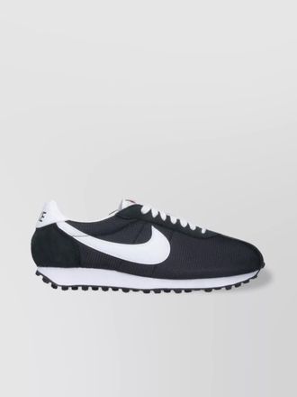 Nike textile and leather low-top sneakers