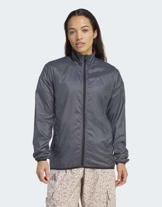adidas Terrex multi clima365 windweave - Giacca nera/bianca/grigio six-Nero