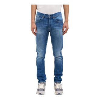 Dondup Slim-fit Jeans, male, Blue, Size: W34 George Jeans