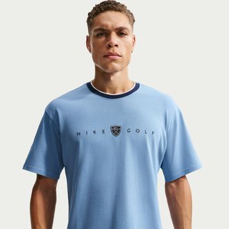Nike Mens Loose-Fit Golf T-Shirt in Blue | IH2055-486