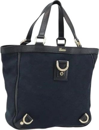 Gucci Pre-owned Vintage Handtas - Dames - Vintage Handtas - Zwart - ONE Size - Leer - Vintage