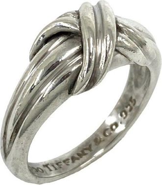 Tiffany & Co. Silver Silver 925 Band Ring (Pre-Owned)