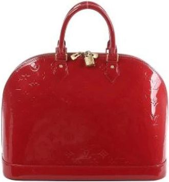 Louis Vuitton Pre-owned Handbags, female, Red, Size: ONE SIZE Pre-owned Alma GM