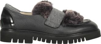 Lorena Antoniazzi Leren Moccasins - Dames - Schoenen - Zwart - Maat: 40 EU Leer