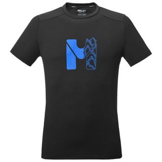 Millet Kamet Map T-Shirt S/S T-Shirt f&uuml;r Herren | schwarz