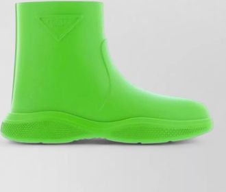 Prada rubber rain boots