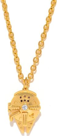 Girls Crew Star Wars Millenium Falcon Locket Necklace in Gold at Nordstrom