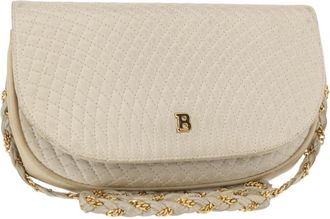 Bally Vintage Quilted Leather Leather Shoulder Bag Bag (Pre-Owned)