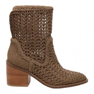 Kelsi Dagger Womens Emery Armadillo Crochet Booties In One Color