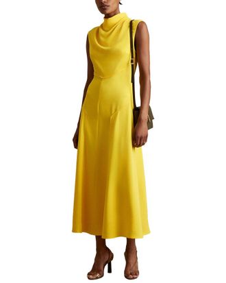 Reiss Georgia Seam Detail Midi Dress