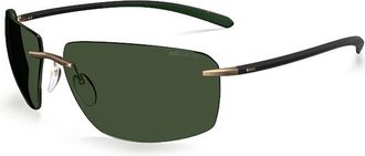 Silhouette 8727/75 7630 Mens Sunglasses Black Size 64