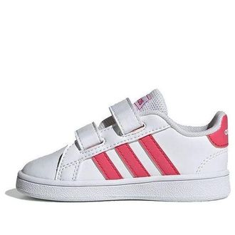 adidas (TD) adidas Grand Court Infant White Real Pink EF0115