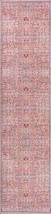 Jonathan Y Designs Kemer All-Over Persian Washable Multi 2 ft. x 10 ft. Runner Rug