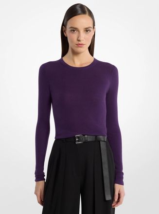 Michael Kors Hutton Featherweight Cashmere Sweater
