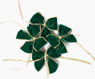 Mrs. Alice Velvet Napkin Bows in Green at Nordstrom