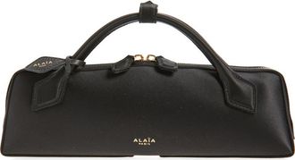Alaia Le Teckel Silk Handbag in Noir at Nordstrom