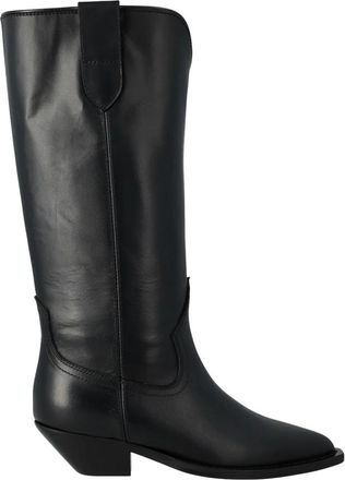 Via Roma 15 Texano Hoge Laars - Dames - Cowboylaarzen - Zwart - 36 EU - Leer - Schoenen