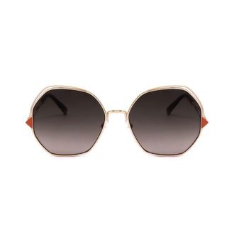 Missoni Ladies Gold Tone Oval Sunglasses MIS 0075/S-1
