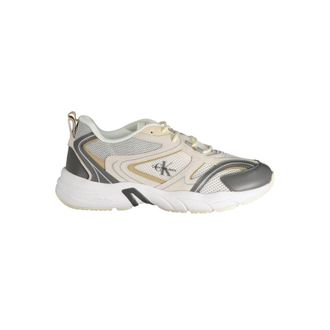 Calvin Klein Beige Polyurethane Men Mens Sneaker