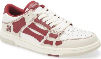 Amiri Varsity Skel Sneaker in Deep Red at Nordstrom, Size 11Us